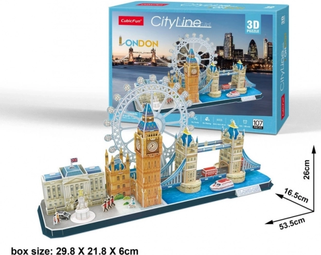 3D пъзел City Line London