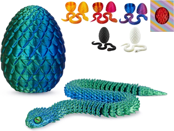 Dragon Egg with Snake – Toy for Children