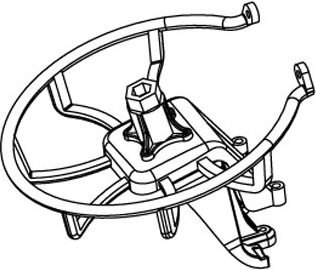 Dakar JAMARA Spare Wheel Holder