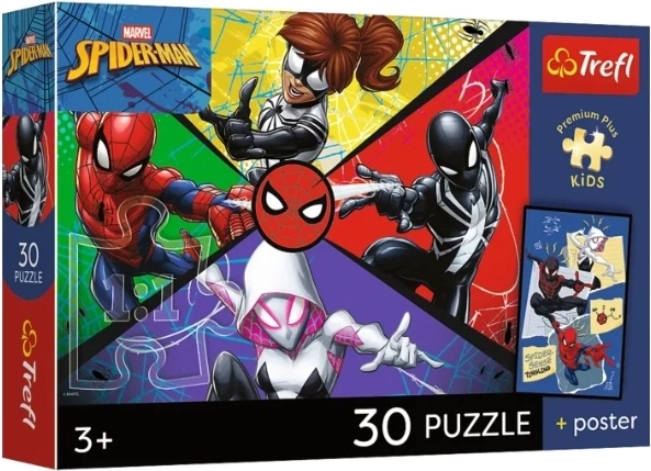 PremPlus Kids children’s puzzle Spider Power 30 pieces
