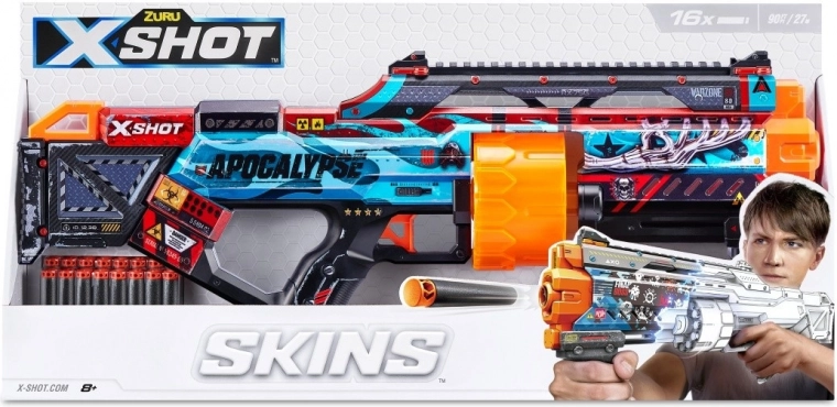 Пянен бластер X-Shot Skins Last Stand (16 стрелички)