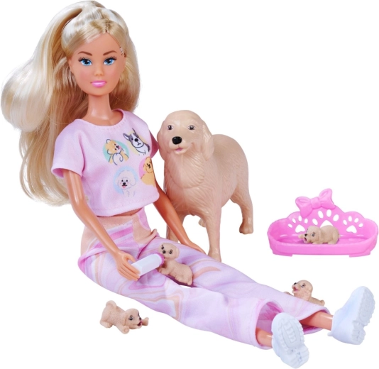 A cozy bed for the puppies