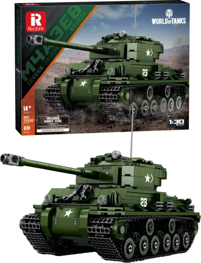Конструктор на танк M4A3E8 Sherman World of Tanks 1:48 (839 части)