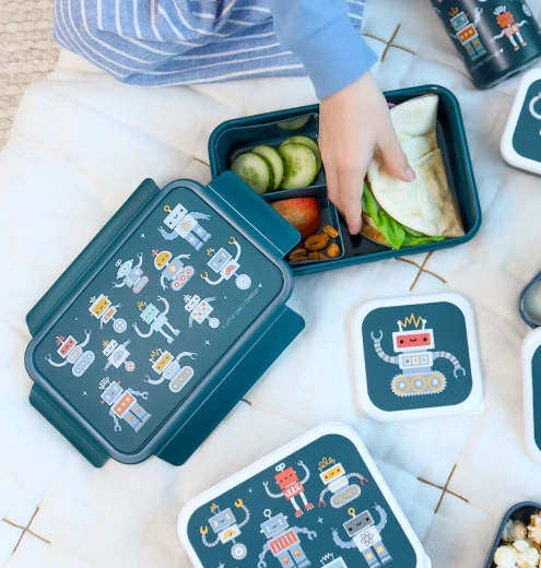 Neatly arranged snack