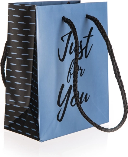 Gift Bag Just For You Blue S 11 × 14 × 6 cm