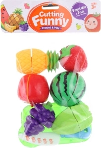Пластмасов комплект плодове и зеленчуци за рязане за деца