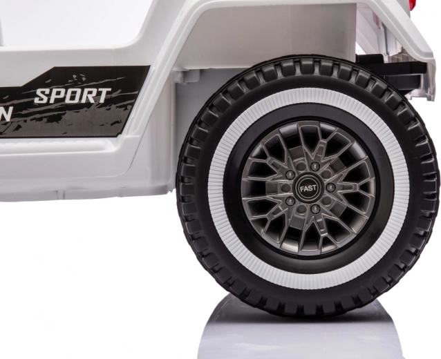 Детска електрическа кола Mountain Off-Road бяла