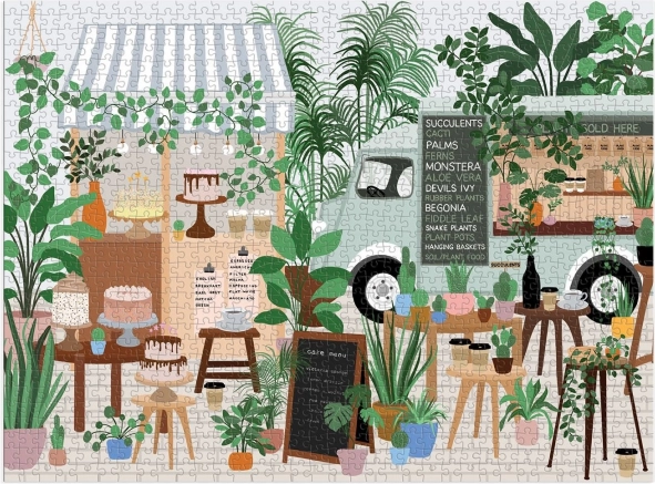 Botanical Café Puzzle 1000 Pieces GALISON