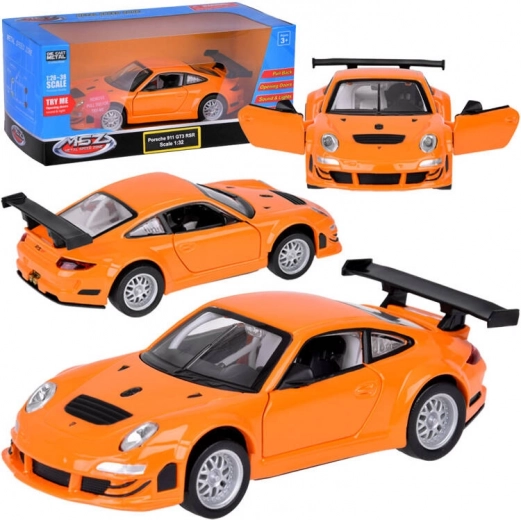 Metal Model Porsche 911 GT3 RSR 1:32 with Light and Sound