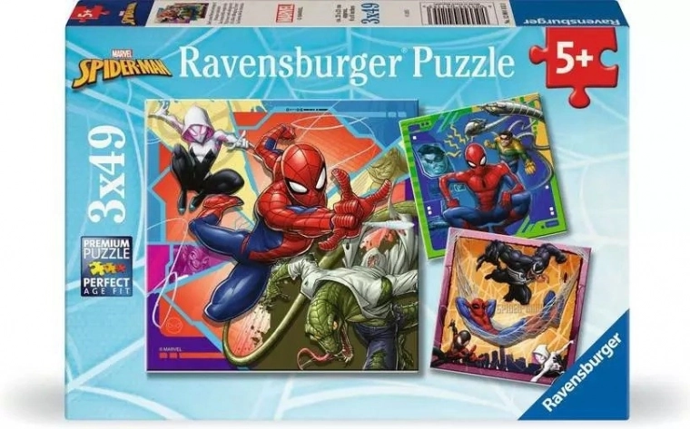 Puzzle 3x49 pieces SPIDERMAN
