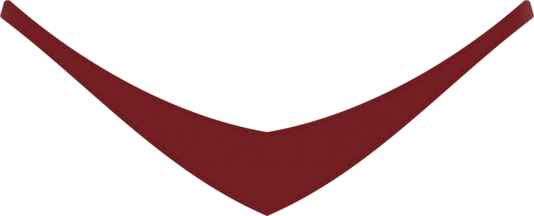 Dark red scarf for plush toys for personalization