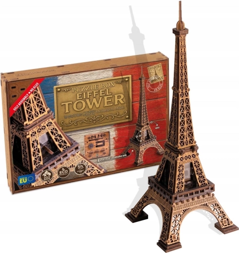 Wooden 3D Puzzle Eiffel Tower – Escape Puzzle 202 Pieces