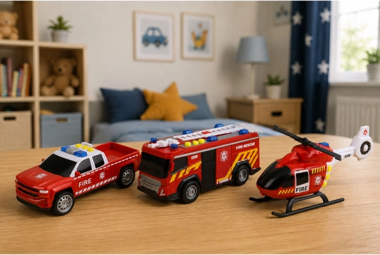 Lights and sounds for realistic play