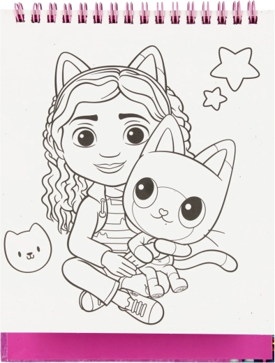 Scratching and coloring in one