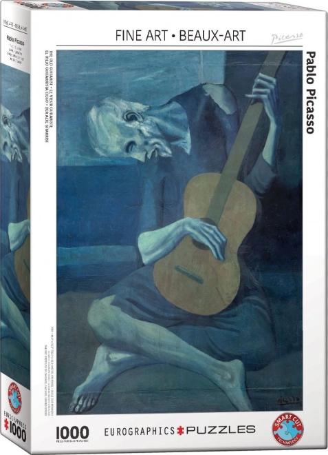 Puzzle The Old Guitarist 1000 Pieces - EUROGRAPHICS
