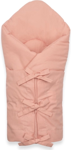 Classic tie-up swaddle wrap New Baby old rose