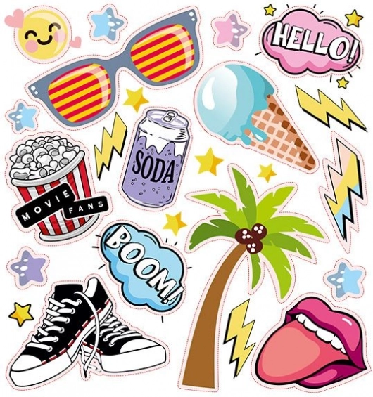 Iron-on Stickers Weekend