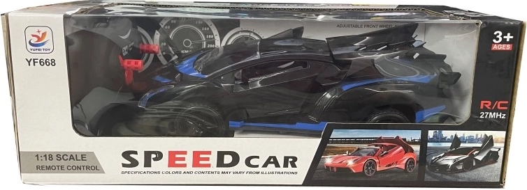 Sports RC Car 1:18 black-blue