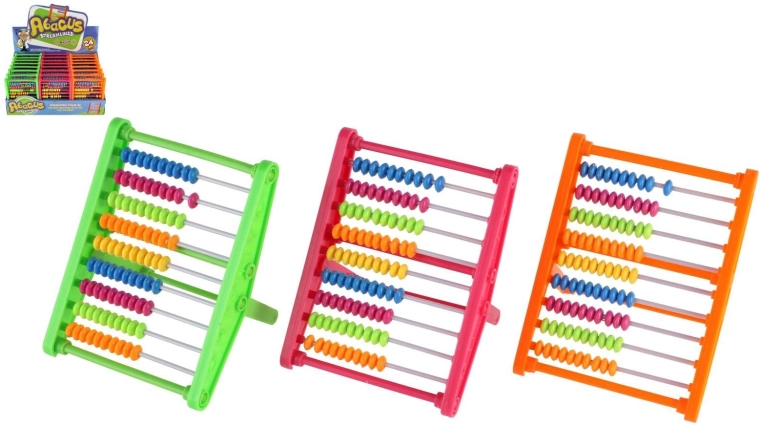 Plastic abacus with 90 beads 11 × 15 cm