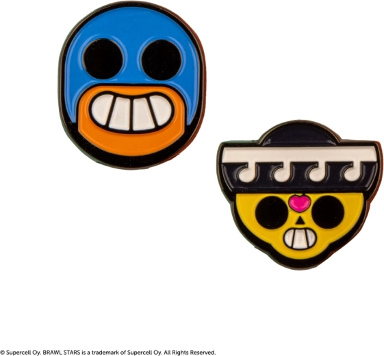 Brawl Stars комплект значки Poco и El Primo