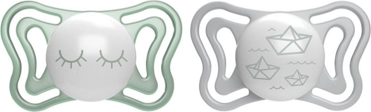 Chicco Physio Light night silicone pacifier 16–36 months, 2 pcs