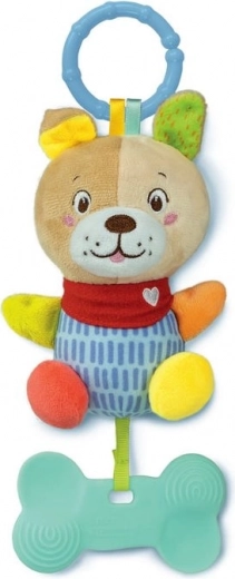 Clementoni Baby плюшена дрънкалка кученце 2в1