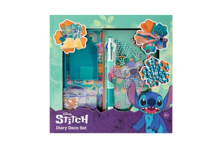 Мотиви Stitch и блестящи декорации