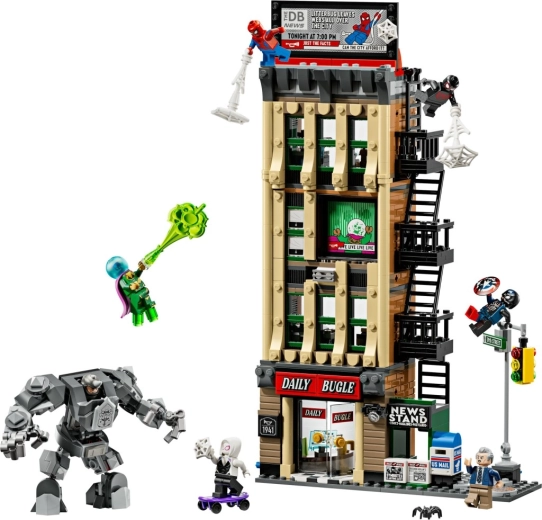 Емблематичната четириетажна сграда на Daily Bugle