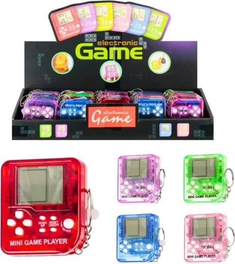 Мини игрови ключодържател с игра Тетрис
