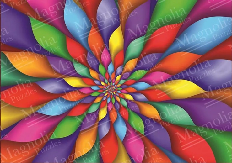 Rainbow Petals Puzzle 1000 Pieces