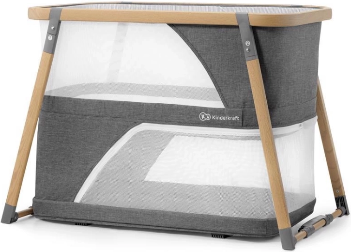 Kinderkraft 4-in-1 Sofi Crib, Grey