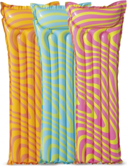 Inflatable Mattress with Colorful Print