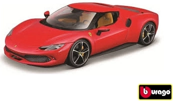 Die-cast car model Bburago Ferrari 296 GTB 1:18 red