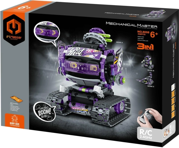 iM.MASTER RC robot building set 3 in 1 2.4 GHz (459 pieces) battery-powered with rechargeable pack