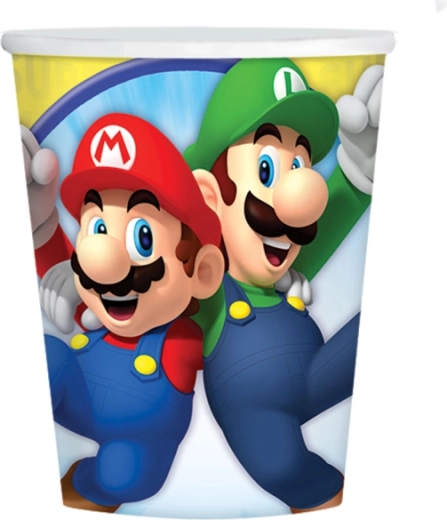 Чашки Super Mario 250 мл (8 бр.)