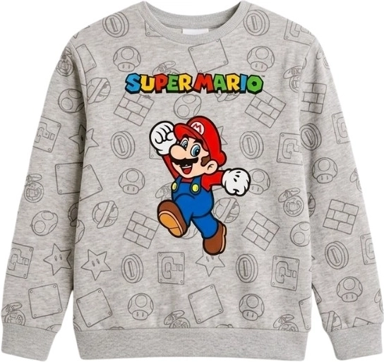 Сива суичърка Super Mario