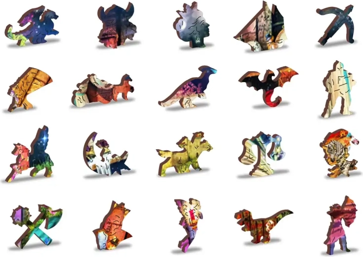 Уникални дървени елементи с фантазни форми