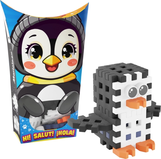 Mini Waffle Pocket Pets Building Set – Penguin