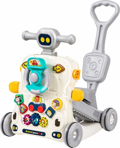 5 in 1: walker, ride-on, scooter and educational table