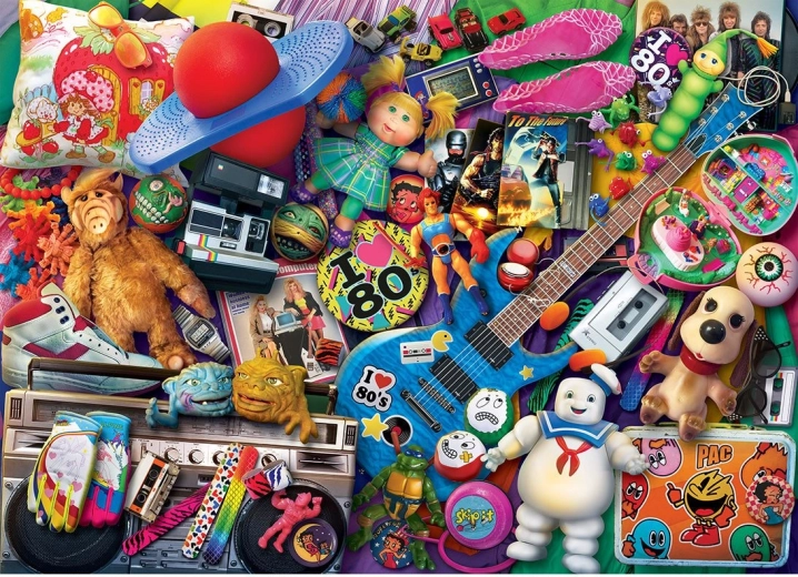 Gibsons Puzzle We Love the 80s 1000 Pieces