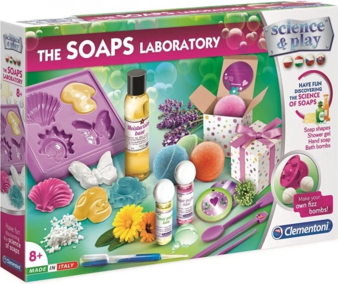 Clementoni Science & Play лаборатория за изработка на сапуни и банска козметика
