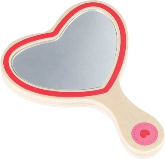 Heart-shaped mirror