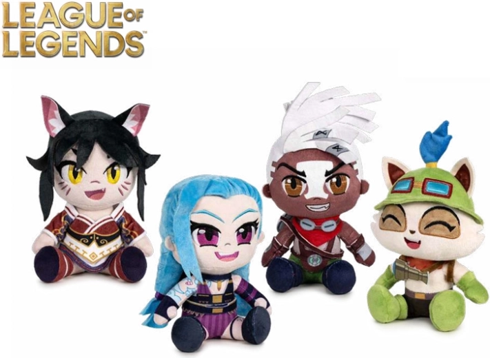 Плюшени фигурки на шампиони от League of Legends 21 см – комплект 24 бр.
