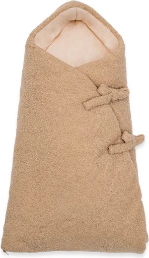 Swaddle and Sleeping Bag New Baby Teddy beige 70 × 40 cm