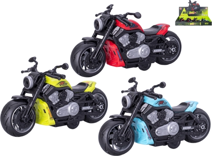 Kids’ motorcycle with pull-back action 13.5 cm