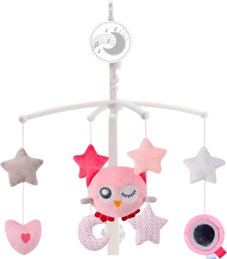 Plush hangings in delicate colours