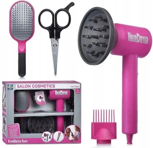 Children's Hairdressing Set with Hair Dryer