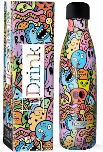 Doodle Thermos with Long Heat Retention 500 ml