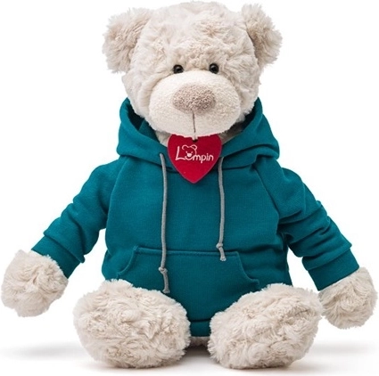 Woodyland Plush Teddy Bear Spencer in a Blue Hoodie 36 cm