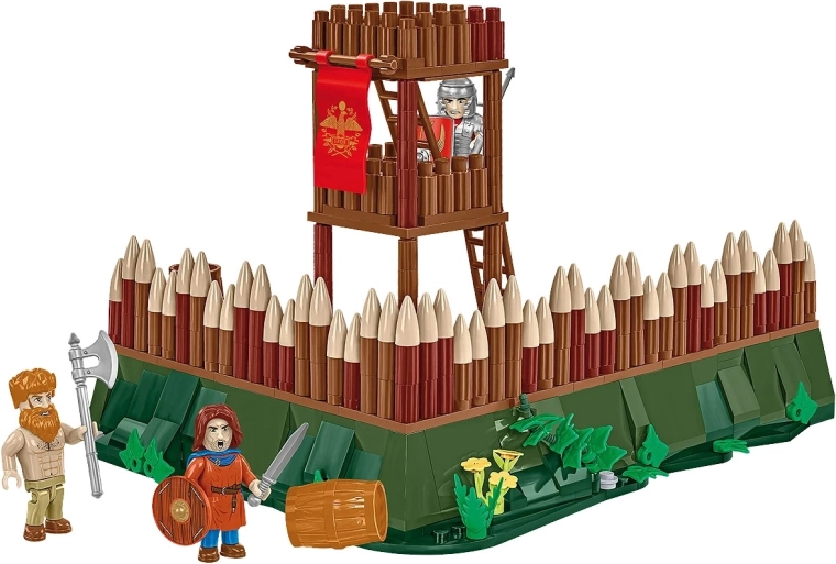 Детайлна наблюдателна кула с палисада